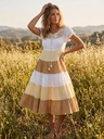 ROXY MAXI DRESS - beige
Supima Gauze Cotton Fabric