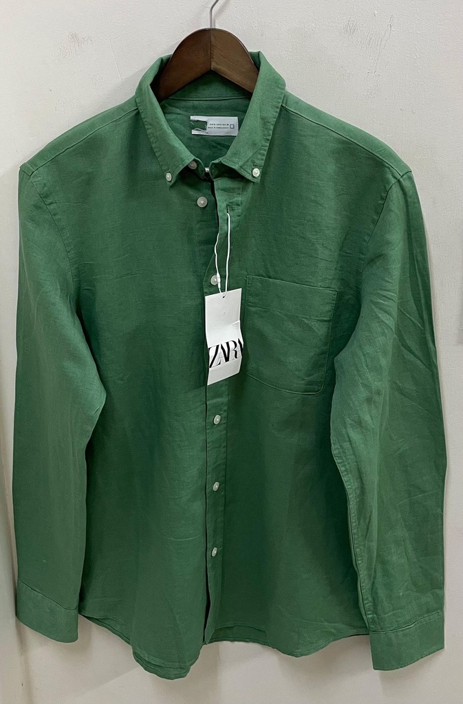 Zara  Pure linen Shirt 
Regular fit